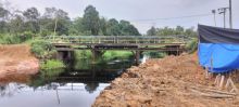 Proyek Pembangunan Jembatan Baru di Jalan Ukui - Kopau