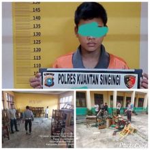 Tersangka pembakaran sekolah di Kuansing