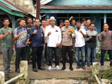 Saat giat sosialisasi perlindungan kerja bagi nelayan di Inhil