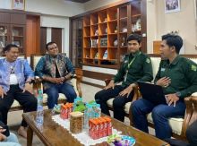 Audiensi IKA dan Himanistik Fisip Unri dengan Wawako Pekanbaru Markarius Anwar