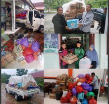 Tangan-Tangan Kecil dari Madrasah Diniyah Siak Kirim Harapan untuk Korban Bencana Sumatera