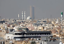 Arab Saudi mengalami hujan salju untuk pertama kalinya dalam beberapa dekade/ AFP