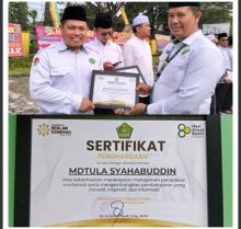 HAB Kemenag RI ke-80 di Siak, MDTA Syahabuddin Terima Penghargaan MDTUla Inovatif Tahun 2026