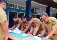 Menuju Kinerja Profesional, Diskominfotik Bengkalis Gelar Penandatanganan Pakta Integritas