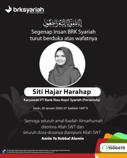 Ucapan duka wafatnya Siti Hajar