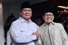 Ketum PKB Muhaimin Iskandar dan Presiden Prabowo Subianto. Sumber: kompas.com