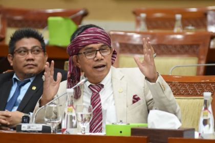 Anggota Komisi III DPR Fraksi Demokrat, Hinca Panjaitan. Sumber: Demokrat