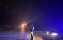 Cegah Laka Malam Hari, Sat Lantas Polres Siak Siaga di Titik Rawan