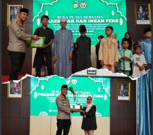 Pererat Silaturahmi Ramadan, Kapolres Siak Buka Bersama Insan Pers dan Santuni Anak Yatim