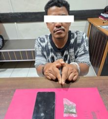 Hitungan Jam Terima Aduan Dari Warga, Polsek Bukit Batu Ringkus Pengedar Ganja