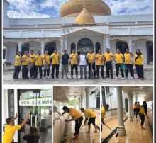 Dukung Gerakan Indonesia ASRI, Polres Siak Gelar Gotong Royong di Dayun