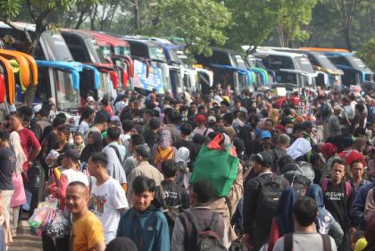 Ikustrasi mudik. Sumber: kompas.com