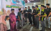 Kolaborasi Komunitas Mobil Bengkalis Berbagi Sembako dan Santuni Anak Yatim