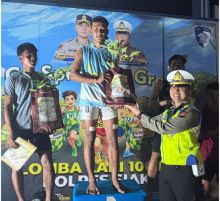 100 Pemuda Ikuti Go Sprint Go Green, Upaya Polres Siak Cegah Balap Liar