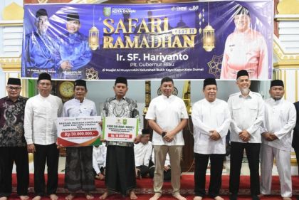 Penterahan Bantuan BRK Syariah di Kota Dumai