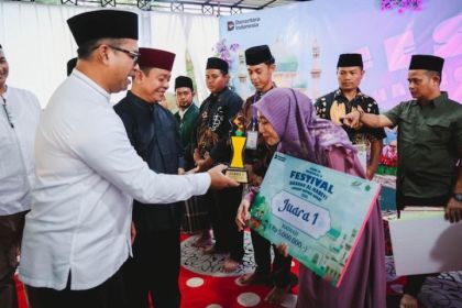 Pemkab Rohul Apresiasi PTPN IV PalmCo Bentengi Generasi Muda melalui Festival Hadroh