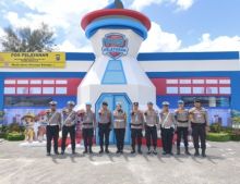 Inisiasi Kapolres Bengkalis, Pos Yan Pokok Jengkol Mengarah Ramah anak dan Berwarna