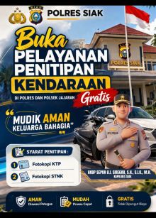 Mudik Lebih Tenang, Polres Siak Siapkan Layanan Titip Kendaraan