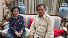 Presiden RI Prabowo Subianto dan Presiden ke-5 Megawati Soekarnoputri. Sumber: kompas.com