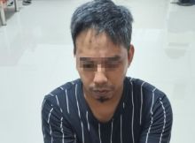 Satu Tersangka yang diamankan Polsek Mandau