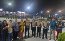 Kapolres Siak Hadir di Tengah Pemudik, Rest Area KM 45 Tetap Kondusif
