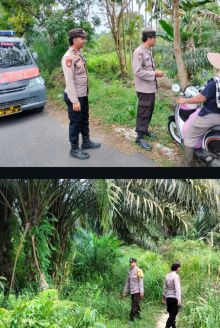 Antisipasi Karhutla, Polisi Tualang Intensifkan Patroli di Lahan Gambut