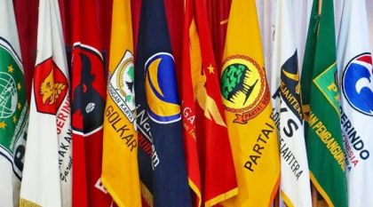 Ilustrasi bendera partai politik. Sumber: Internet