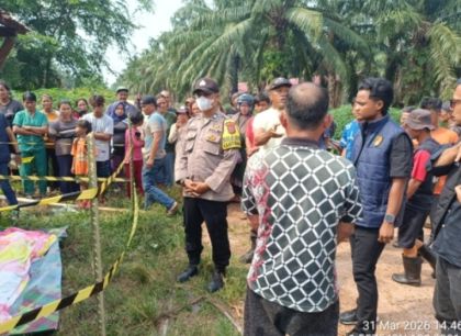 Karyawan PT Meskom Agro Sarimas  Ditemukan Tak Bernyawa di Dalam Kanal