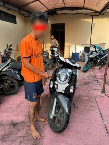 Motor Tanpa Plat dan Mesin Diesel Diamankan, Pelaku Diciduk
