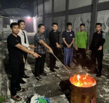 Sita Sajam Rakitan dan Perangkat Ilegal Hasil Razia Dimusnahkan Lapas Bengkalis