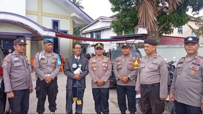Apresiasi untuk Polri, Pengurus Gereja Puji Pengamanan Ibadah di Tualang