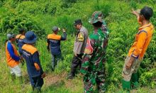 Babinsa Koramil 01/Siak Laksanakan Patroli Karhutla di Kampung Lubuk Tilan