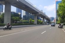 Jalanan Jakarta sepi akibat momen lebaran Idulfitri. Sumber: kompas.com