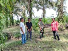 Patroli Rutin Babinsa Koramil 01/Siak, Kondisi Wilayah Dayun Aman dan Kondusif