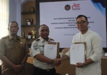 Pasarkan Produk Warga Binaan, Lapas MoU KMP Desa Senggoro Bengkalis