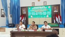 Konferensi pers di polres siak