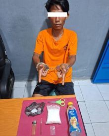 Nelayan Dirupat Utara Diringkus Beserta Barang Bukti 100 Gram Sabu
