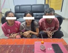 Dua Wanita dan Satu Pria Pelaku Penyalahgunaan Sabu Diamankan Polisi