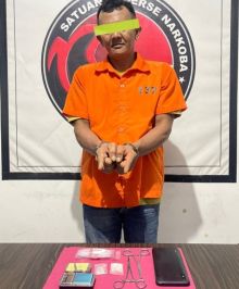 Pengedar Sabu Diciduk di Desa Senggoro Bengkalis