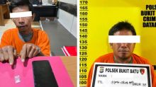 Dua Tersangka Diamankan Polsek Bukit Batu