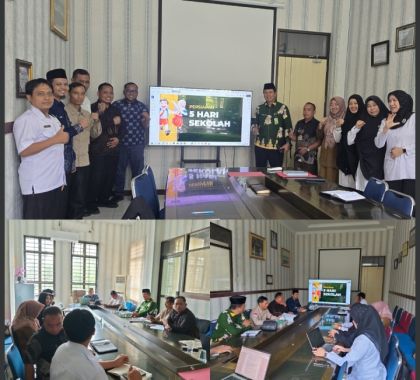 Sinergi Sharing 5 Hari Sekolah, Kemenag dan DPC FKDT Siak bersama Dinas Pendidikan Pastikan MDTA Tetap Berjalan Optimal 