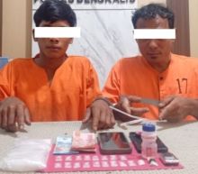 Polsek Pinggir Amankan 19 Paket Sabu dan Dua Orang Pelaku