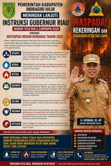 Bupati Indragiri Hilir, H. Herman.