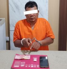 Polisi Ringkus Pelaku Narkotika di Pematang Pudu, 7 Paket Sabu Disita