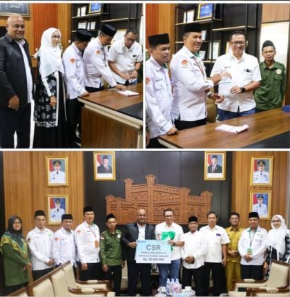 BWI dan Wabup Siak Bahas Penguatan Wakaf Produktif