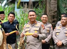 Kapolres Siak Dorong Pemanfaatan Lahan Tidur untuk Jagung Pipil