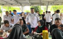 Tingkatkan Kesadaran Kesehatan, Pegawai Diskominfotik Lakukan Cek Kesehatan Gratis