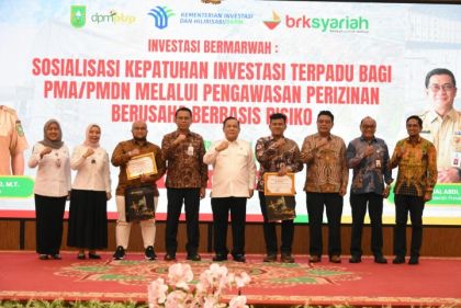 Sosialisasi kepatuhan investasi terpadu di Riau