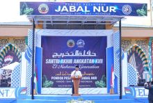 Ponpes Jabal Nur Wisuda 108 Santri, Wabup Siak Beri Motivasi Generasi Muda