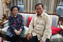 Presiden Prabowo Subianto dan Ketum PDIP Megawati Soekarnoputri. Sumber: 